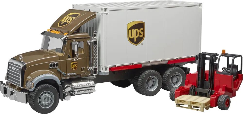 Bruder MACK Granite UPS - LKW - 4 Jahr(e) - Acrylnitril-Butadien-Styrol (ABS) - Mehrfarbig