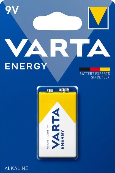 VARTA Batterie Energy Alkaline E-Block MN1604/6LP3146 9V 1Bli=1Stk