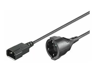MicroConnect PowerCord - Stromkabel - IEC 60320 C14 zu power CEE 7/7 (W)