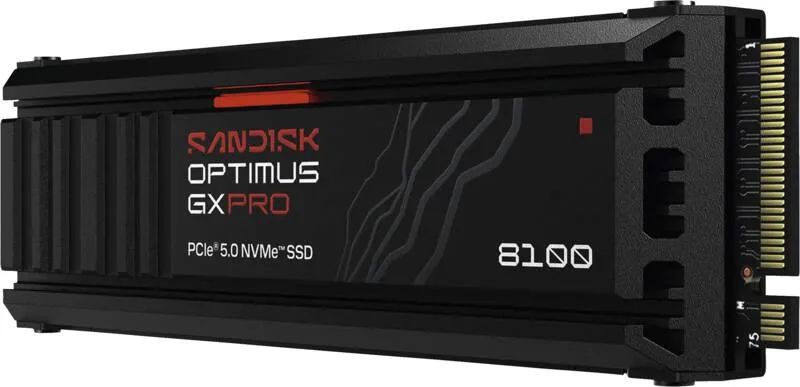 SanDisk Interne SSD "Optimus™ GX PRO 8100" mit Kühlkörper, 8TB