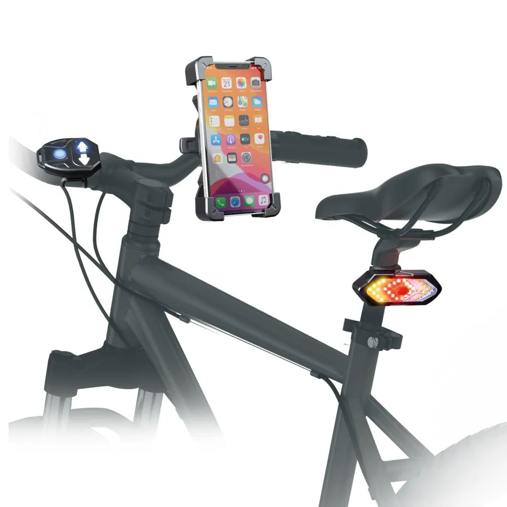 SBS Smartphone Fahrradhalterung und Rücklicht mit Fernbedienung