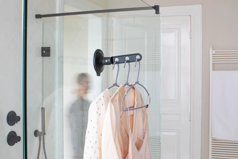Brabantia Kleiderhaken mit Saugnapf - Black
