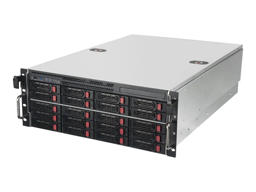SilverStone RM43-320-RS - Rack-Montage - 4U - E-ATX / SSI EEB - SATA/SAS - Hot-Swap (ATX / PS/2)
