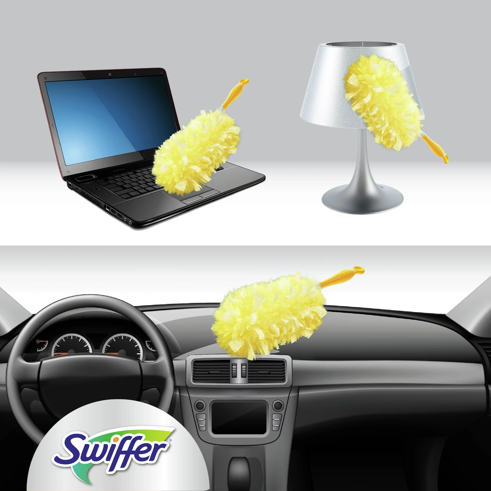 Swiffer Staubmagnet 360° XXL Starterkit + 1 Tuch (Hängevorrichtung)