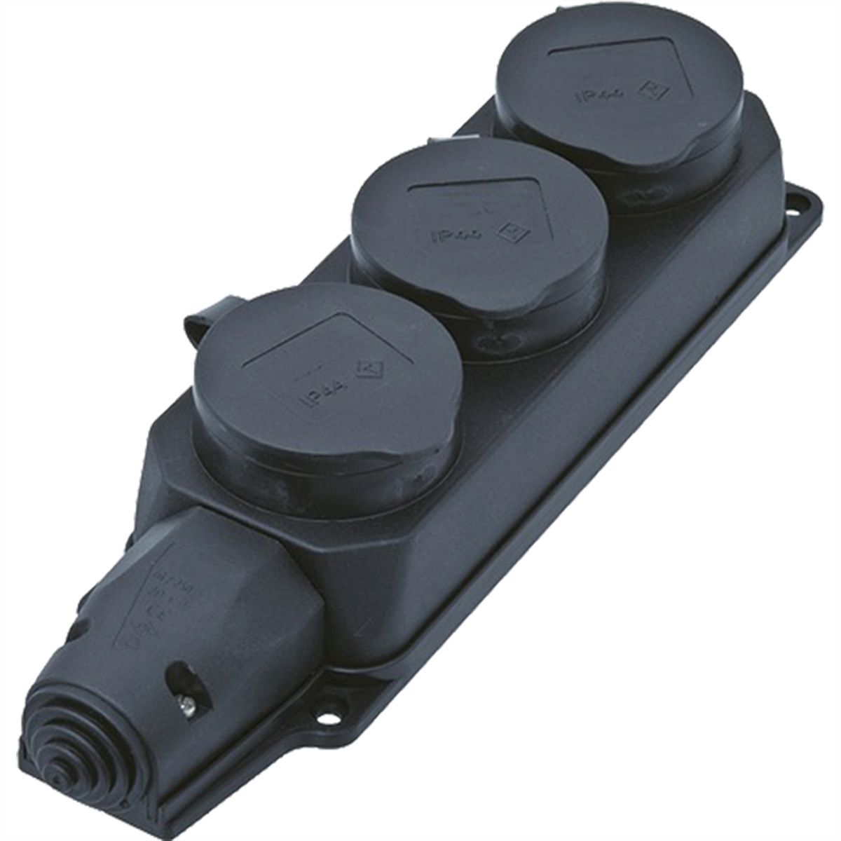 Bachmann Steckdosenleiste - Wechselstrom 230 V - Ausgangsanschlüsse: 3 (3 x Stromversorgung)