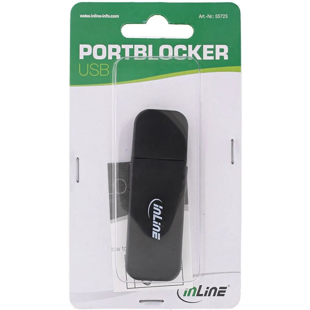 InLine USB Portblocker - blockt bis zu 4 Ports