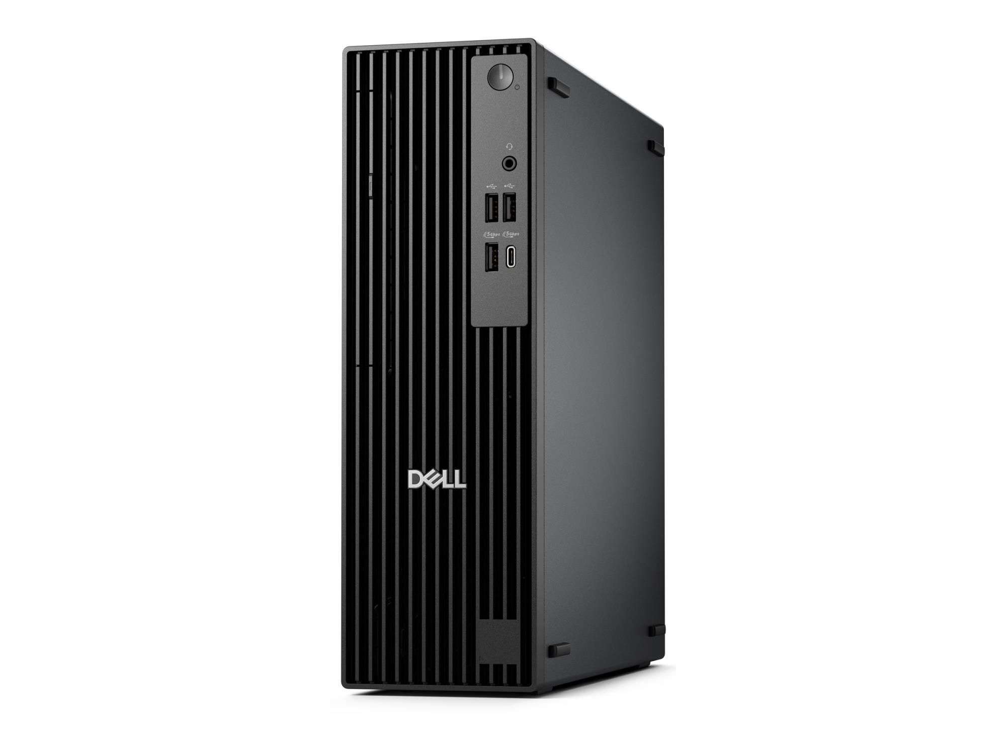 Dell Pro Slim QCS1250 - Slim Desktop - Core Ultra 5 235 / 3.4 GHz - RAM 16 GB - SSD 512 GB - NVMe - Intel Graphics - 1GbE, Bluetooth, Wi-Fi 6E - WLAN: Bluetooth, 802.11a/b/g/n/ac/ax (Wi-Fi 6E)