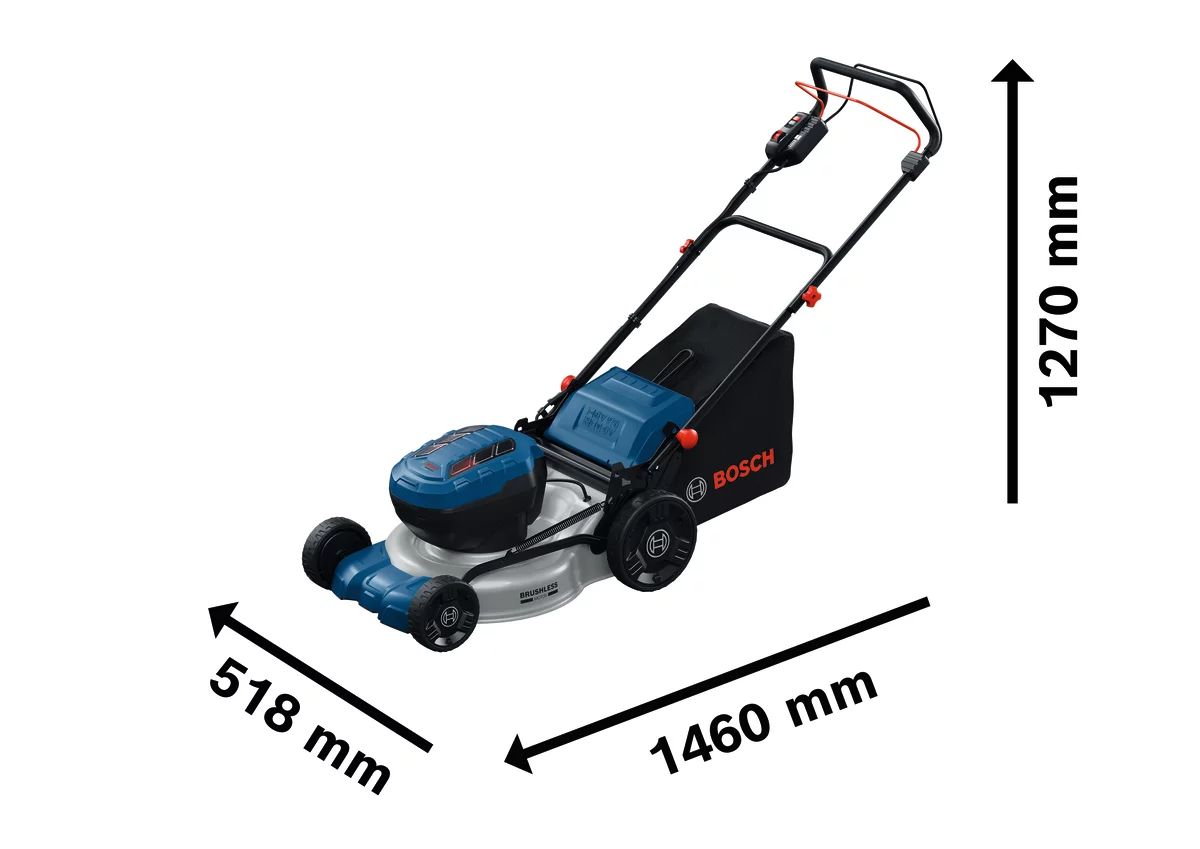 Bosch GRA18V2-46SP Akku-Rasenmäher inkl. Mulch-Stopfen