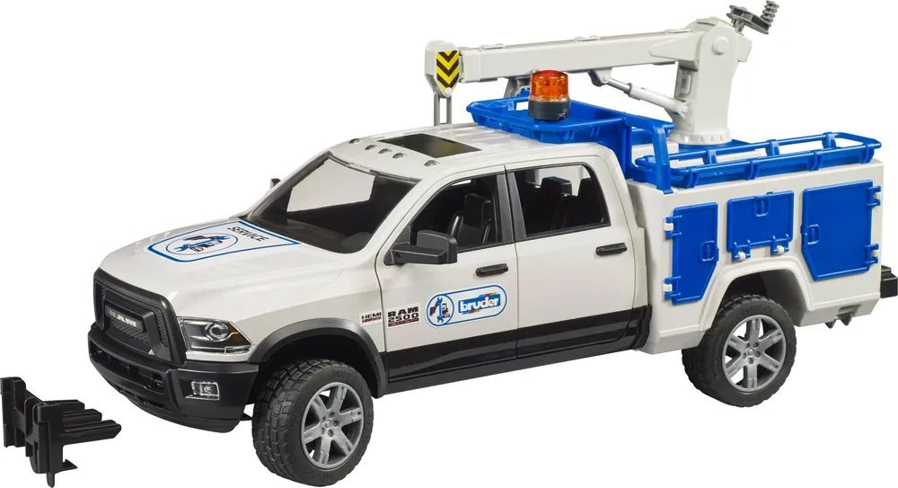 Bruder RAM 2500 Service Truck - Fahrzeug - 4 Jahr(e) - Acrylnitril-Butadien-Styrol (ABS) - Schwarz - Blau - Weiß