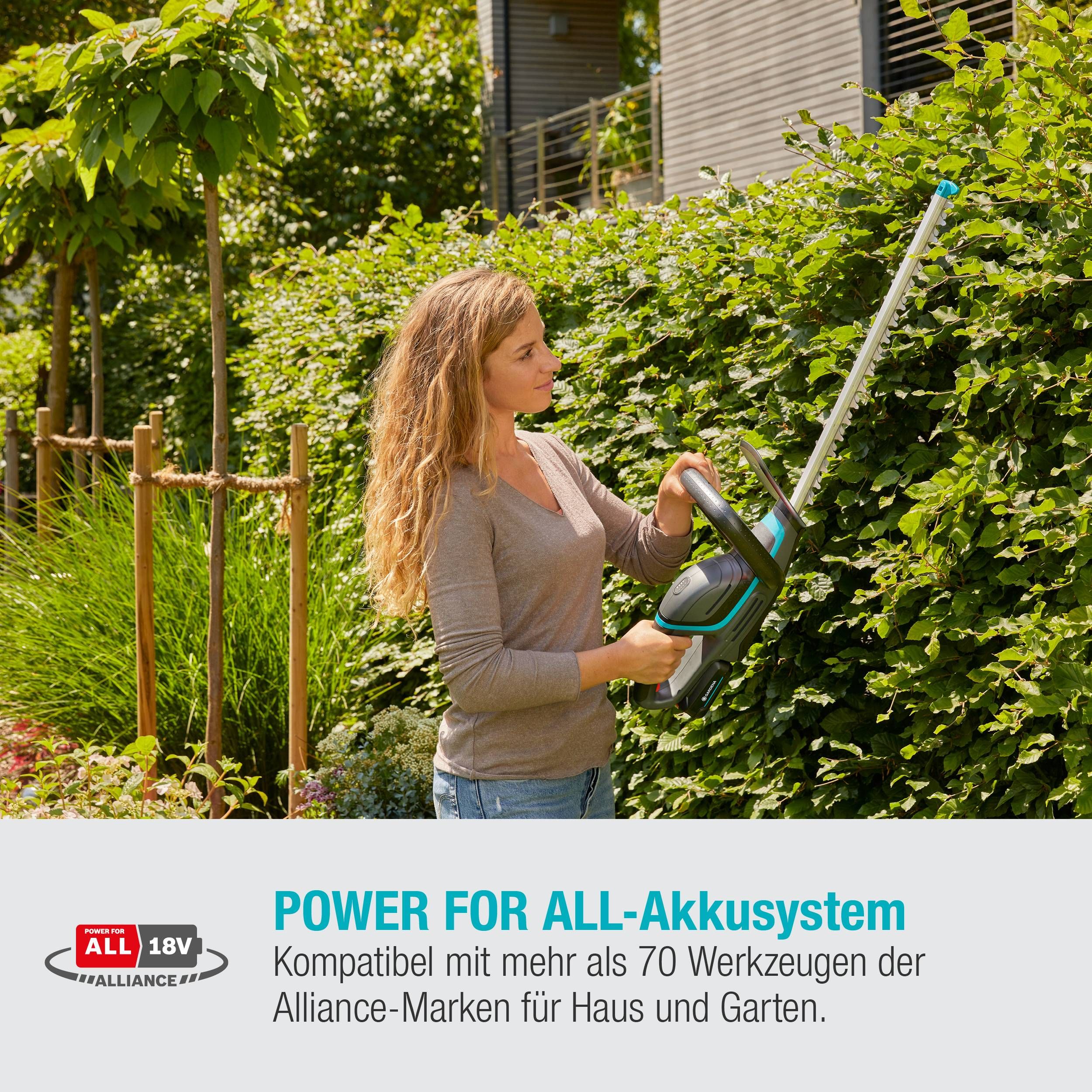 Gardena Akku-Heckenschere ComfortCut 50/18V-P4A Ready-To-Use Set