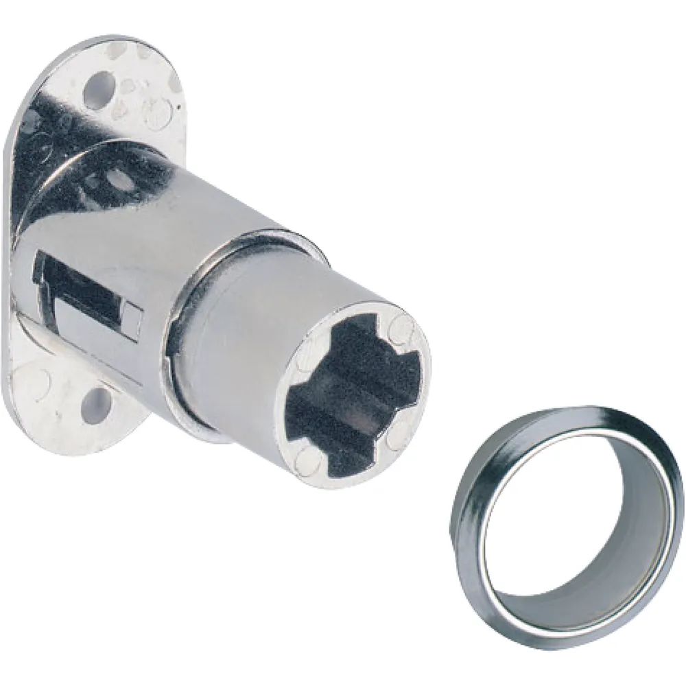 HETTICH PRESTIGE 2000 Zylinder Druckschloss Z23, ø18, Stahl vernickelt