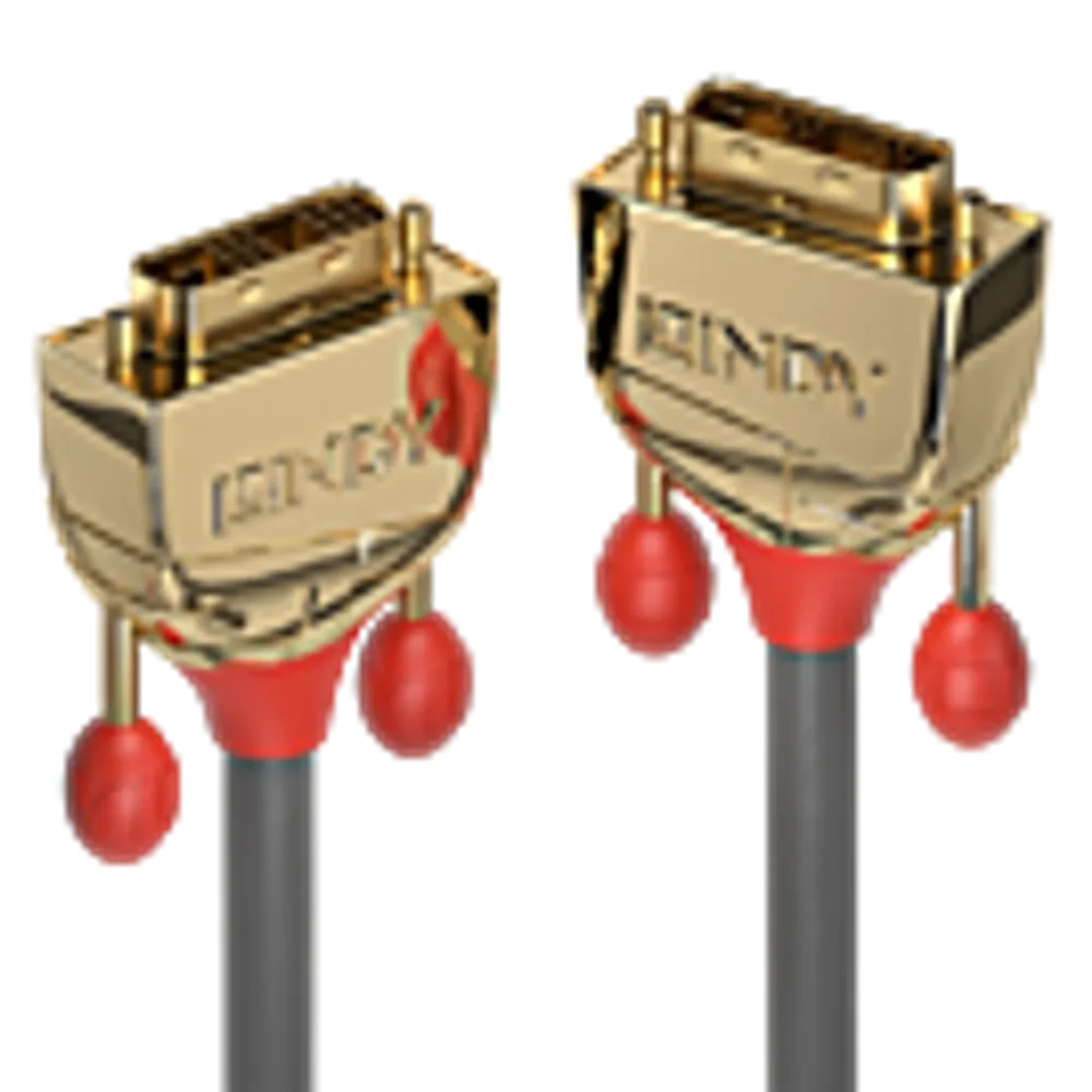 Lindy Gold - DVI-Kabel - Single Link - DVI-D (M)