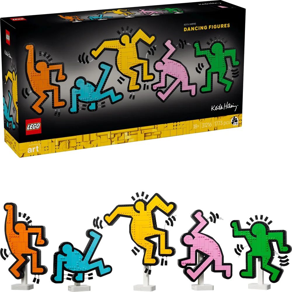 LEGO 31216 Art Keith Haring - Tanzende Figuren