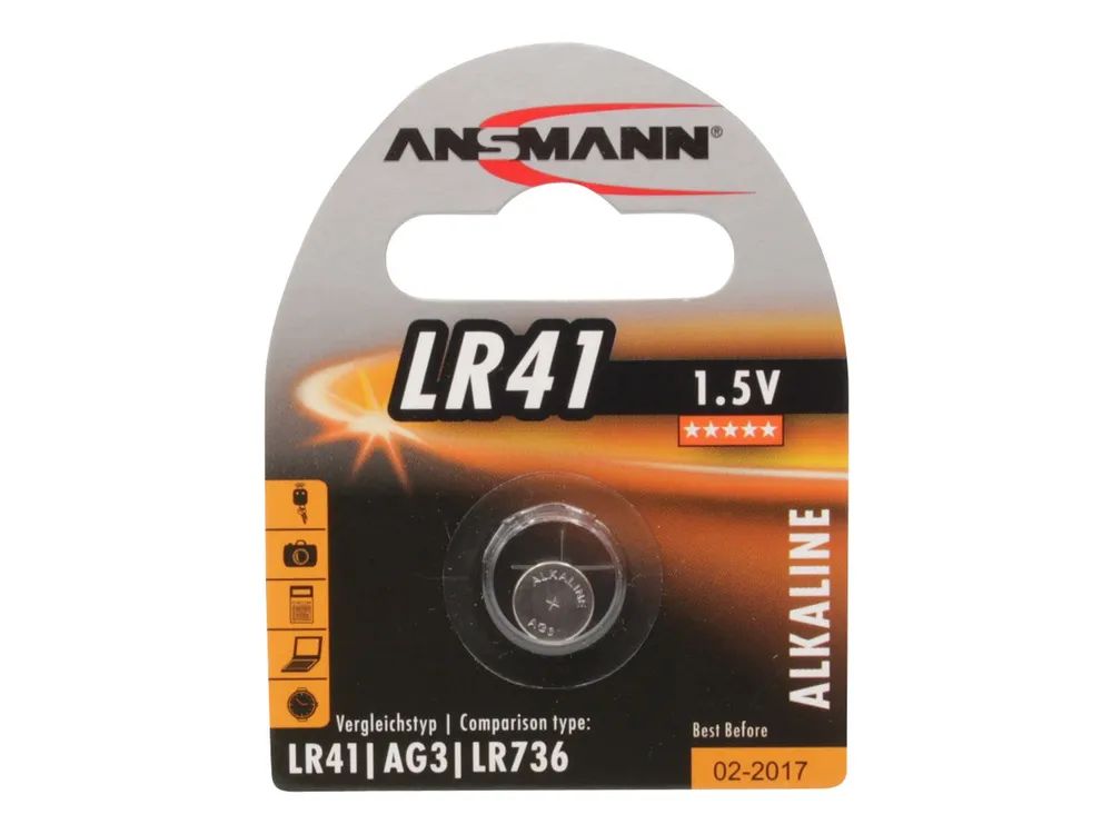 Ansmann Batterie LR41 - Alkalisch