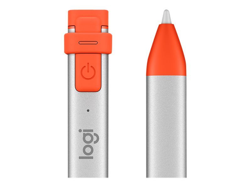 Logitech Crayon - Digitaler Stift - kabellos - Intense Sorbet - für Apple 10.2-inch iPad; 10.5-inch iPad Air (3rd generation)
