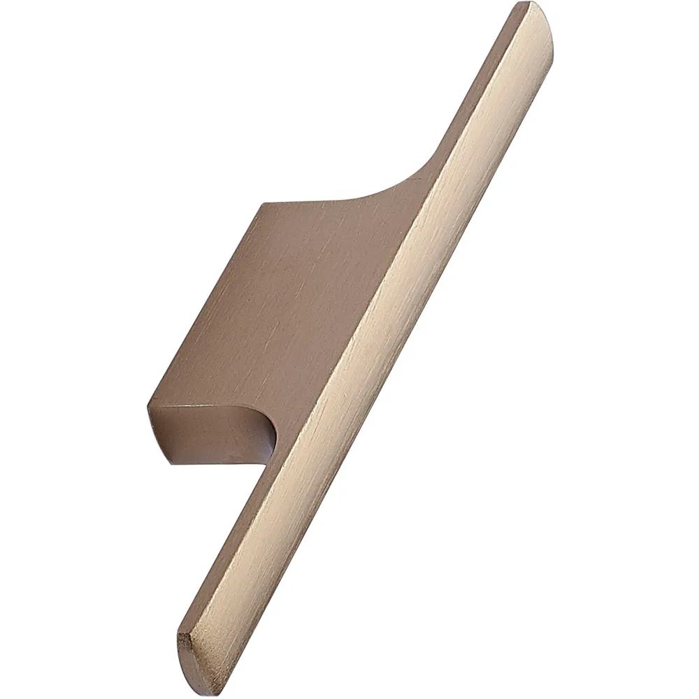 Furnipart Möbelgriff Tau Breite 126 mm, Aluminium Messing gebürstet
