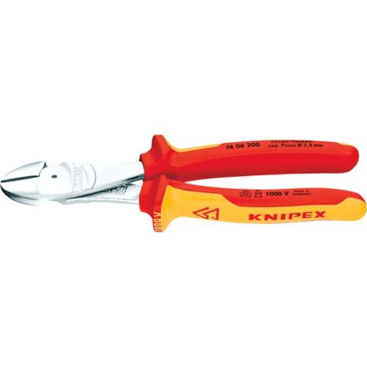 Knipex KRAFTGELENKVDE 2-K 180 MM / KNIPEX SEITENSCHNEIDER 74 06 180