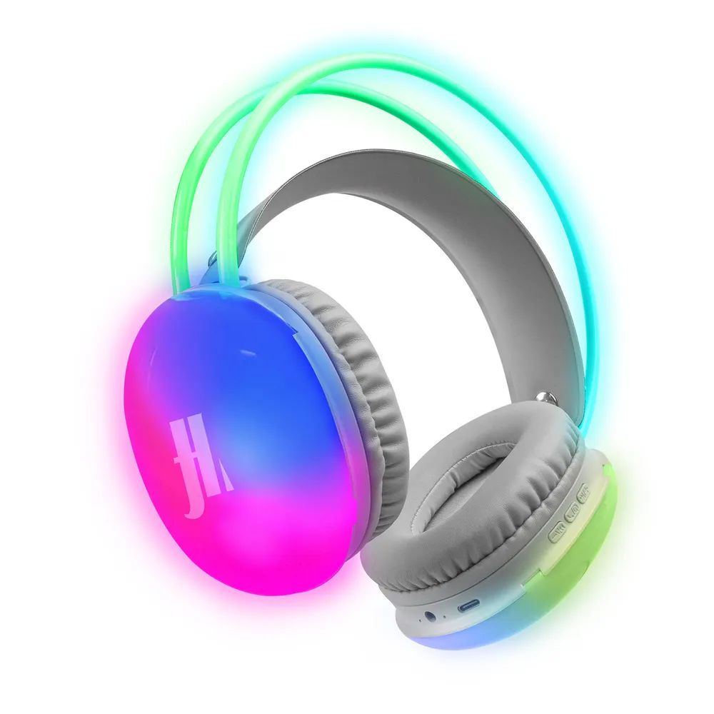 MUSIC HERO LIGHT POP Bluetooth Stereo On-Ear Headset mit integrierten bunten LEDs
