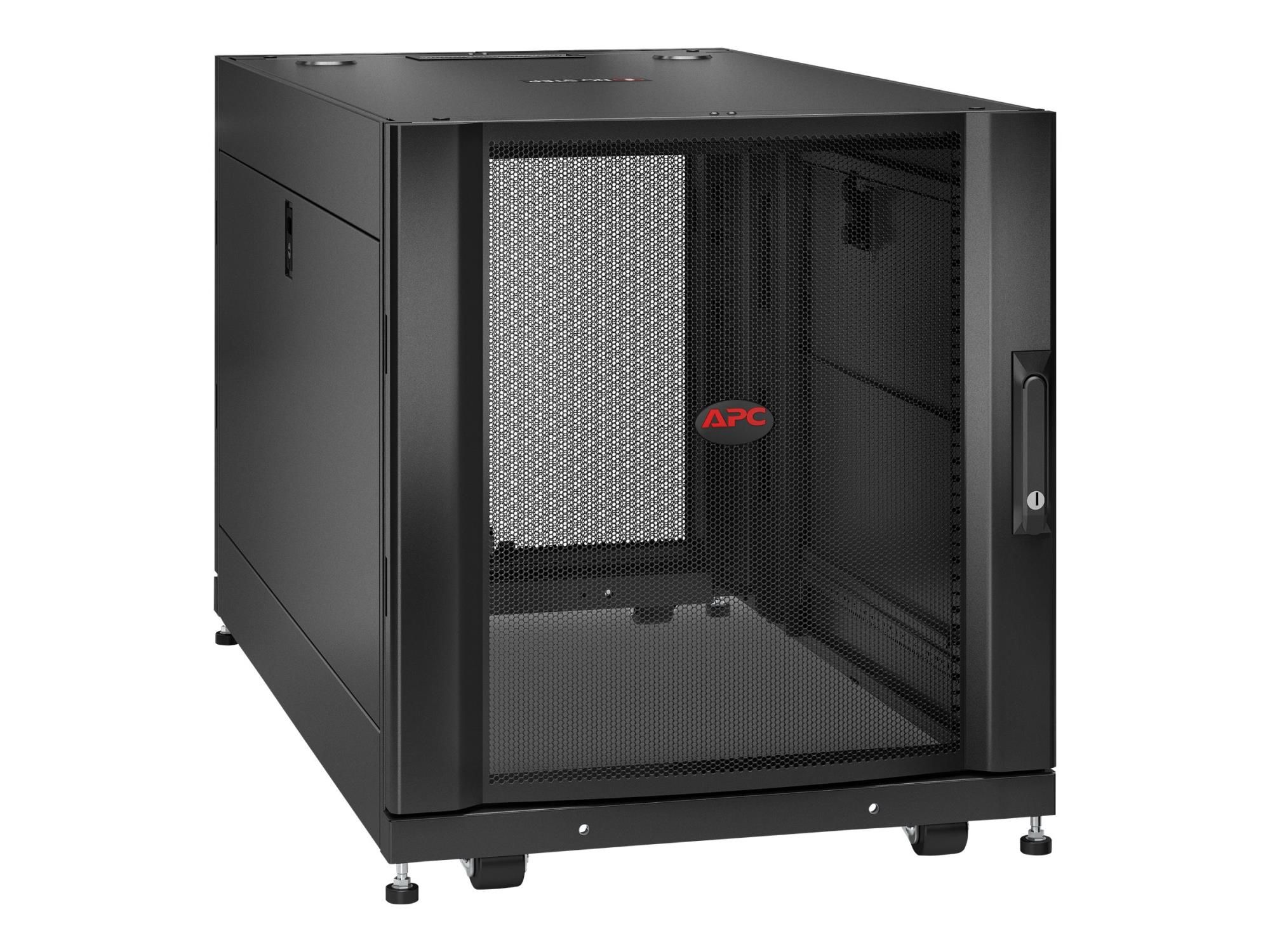 APC NetShelter SX - Schrank Netzwerkschrank - Schwarz - 12U - 48.3 cm (19")