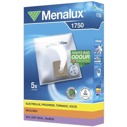 Menalux STAUBBEUTEL 5STK+1MOTORFILTER / MENALU 1750 F.DIVERSE 900196138