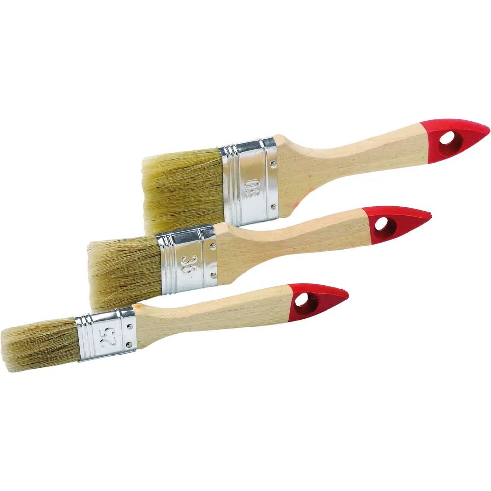 SCHULLER Pinsel Set mit Flachpinseln Breite 25, 35 und 50 mm 3-teilig