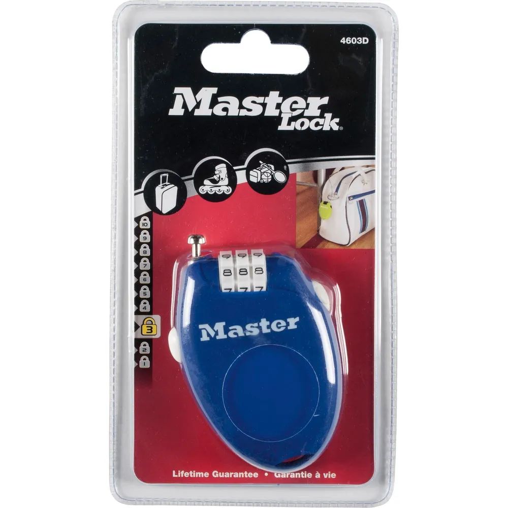 MASTER LOCK Kabelschloss 4603 EURD mit Zahlenkombination SB