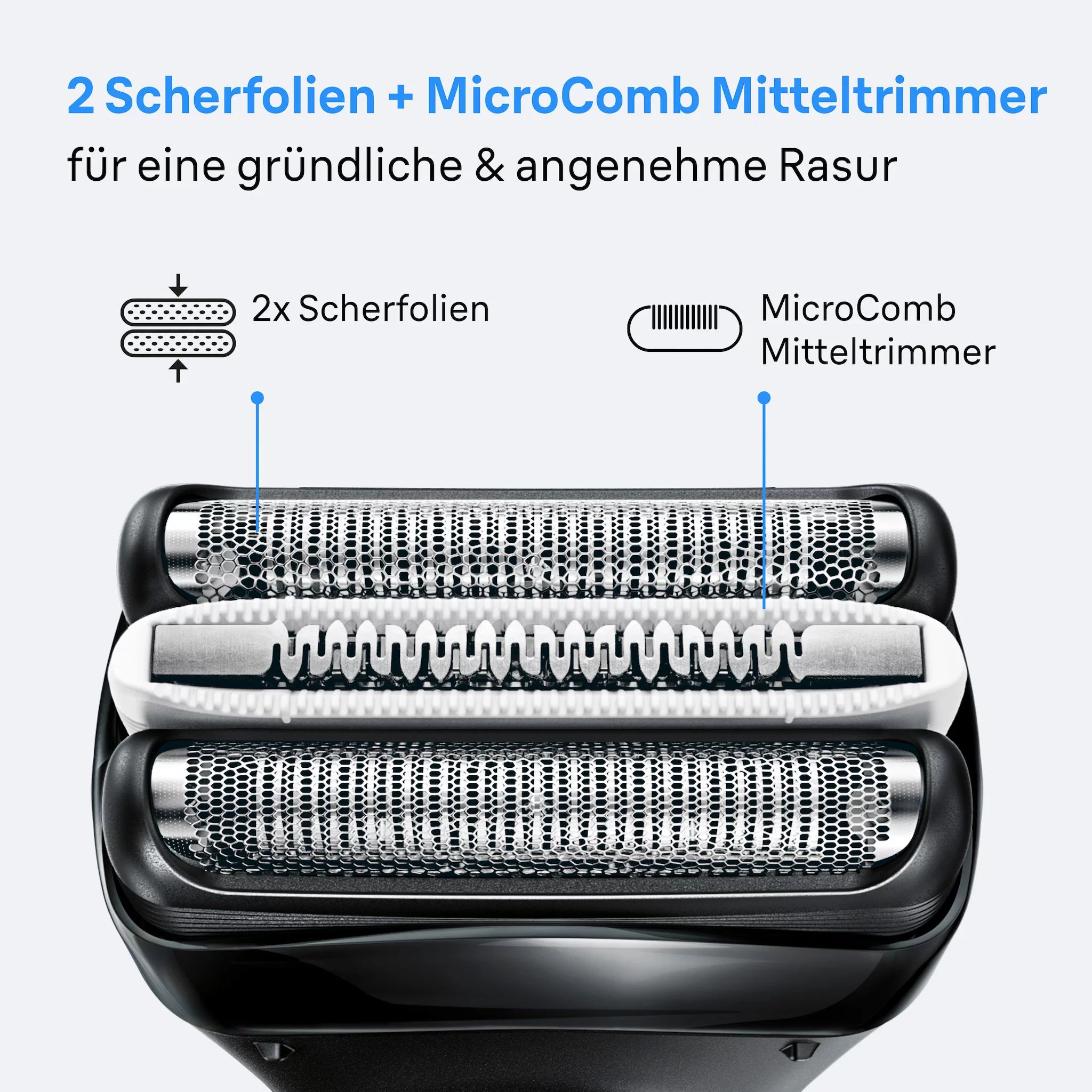 Braun Series 3 3010BT Black/Blue