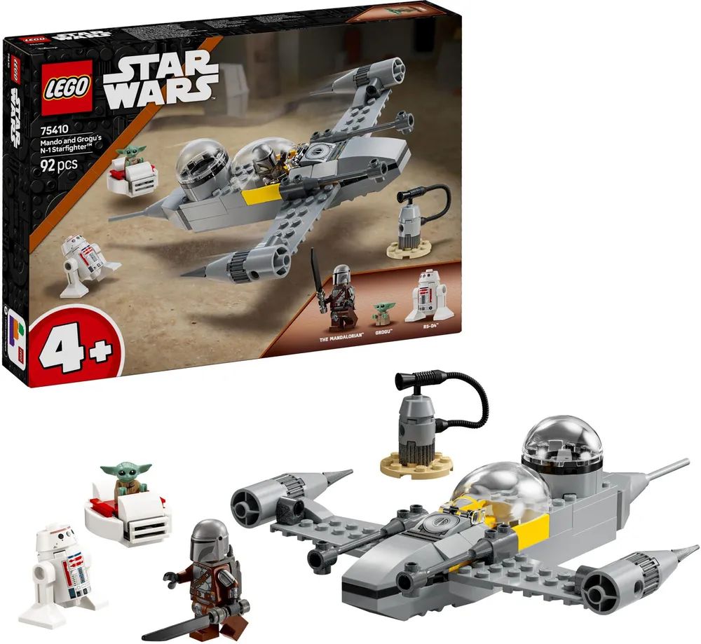 LEGO 75410 Star Wars Mandos und Grogus N-1 Starfighter
