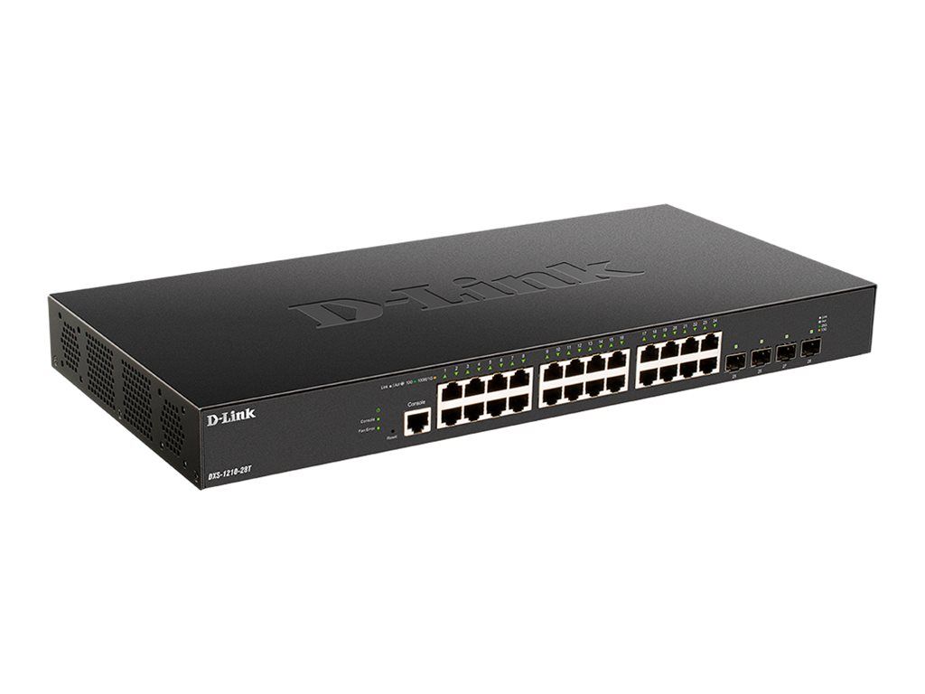 D-Link DXS 1210-28T - Switch - Smart - 24 x 10GBase-T + 4 x 25 Gigabit SFP28