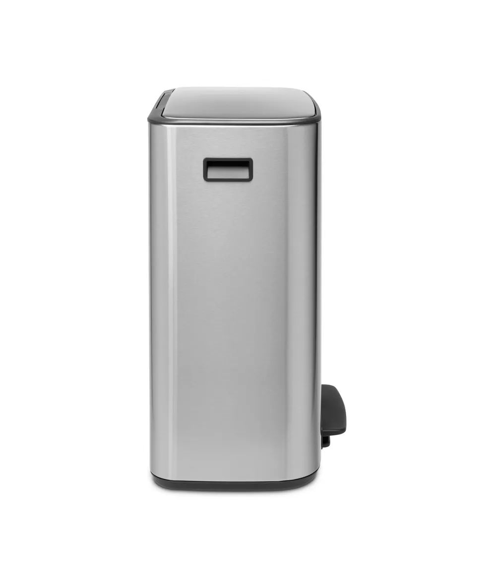 Brabantia Bo Treteimer, 2 x 30L - Matt Steel Fingerprint Proof