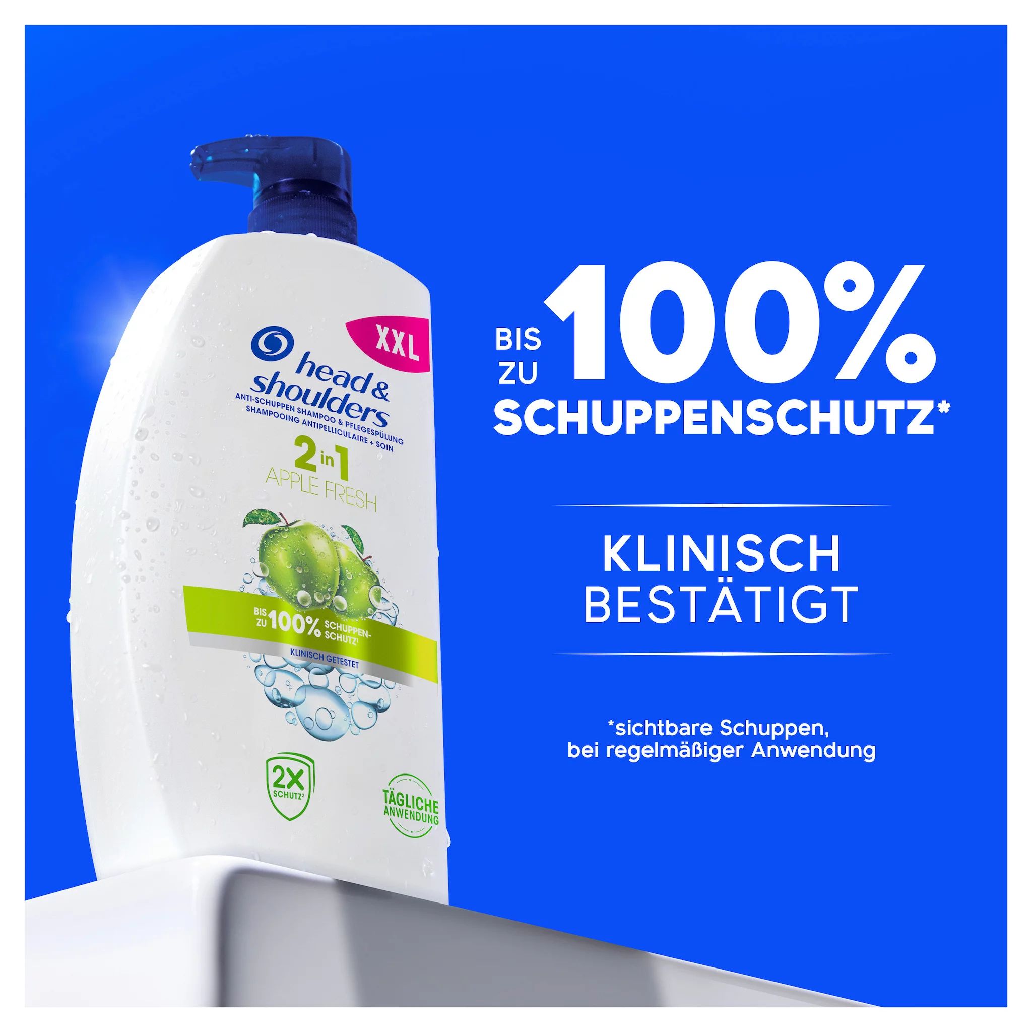 Head & Shoulders Anti-Schuppen Shampoo 2in1, apple fresh
