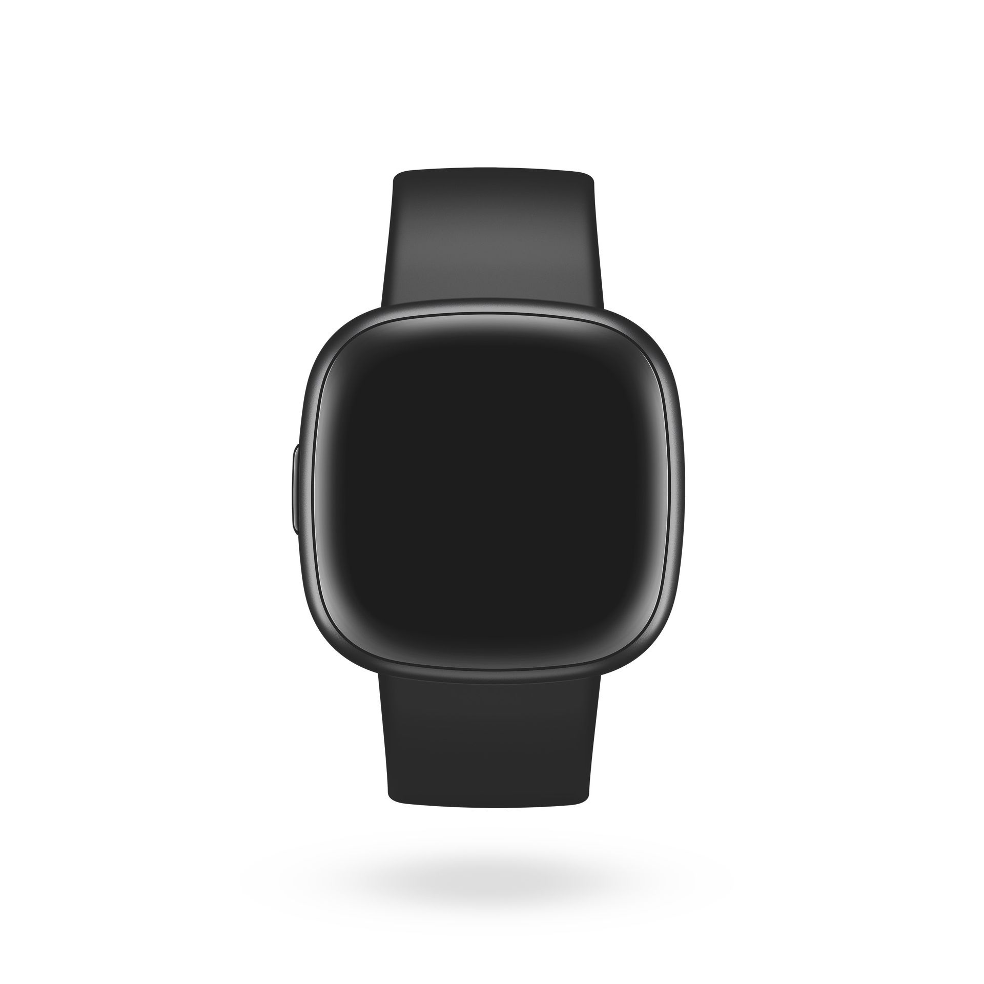 Fitbit Versa 4 - 40 mm - Carbon-Schwarz - intelligente Uhr mit Band
