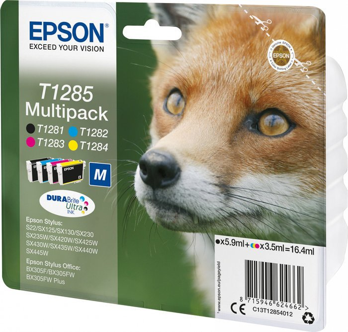 Epson Tinte T128 Multipack Fox