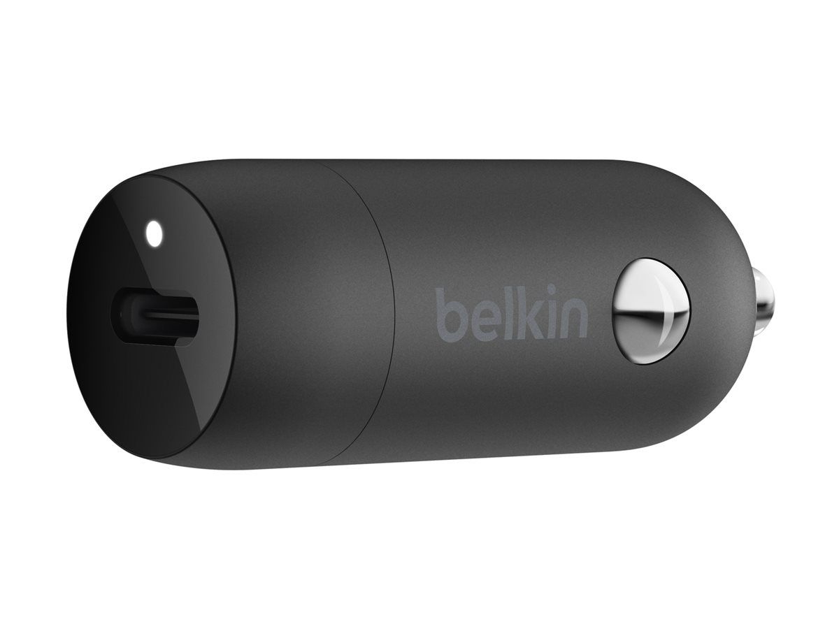 Belkin BoostCharge - Auto-Netzteil - 30 Watt - 3 A - Fast Charge, Power Delivery 3.1 (24 pin USB-C)