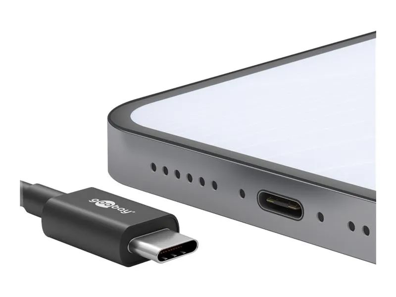 Goobay USB-Kabel - 24 pin USB-C (M) umkehrbar zu USB (M)