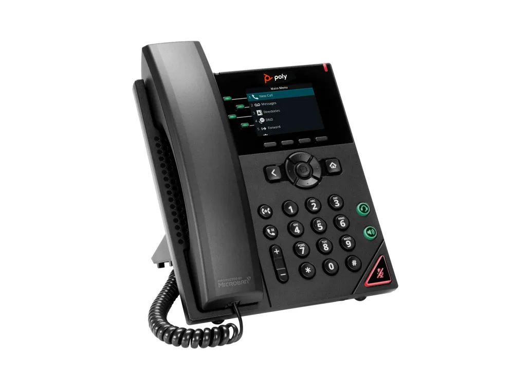 Poly HP Poly VVX 250 - VoIP-Telefon - dreiweg Anruffunktion