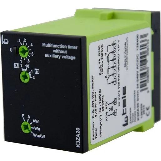 Tele Haase ZEITRELAIS 24VACDC/110-240VAC / TELEHA K3ZA20 24-240VAC/DC 135400