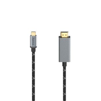 Hama Video-Kabel, USB-C-Stecker - HDMI™-Stecker, Ultra-HD 8K@60Hz, Alu, 1,50 m