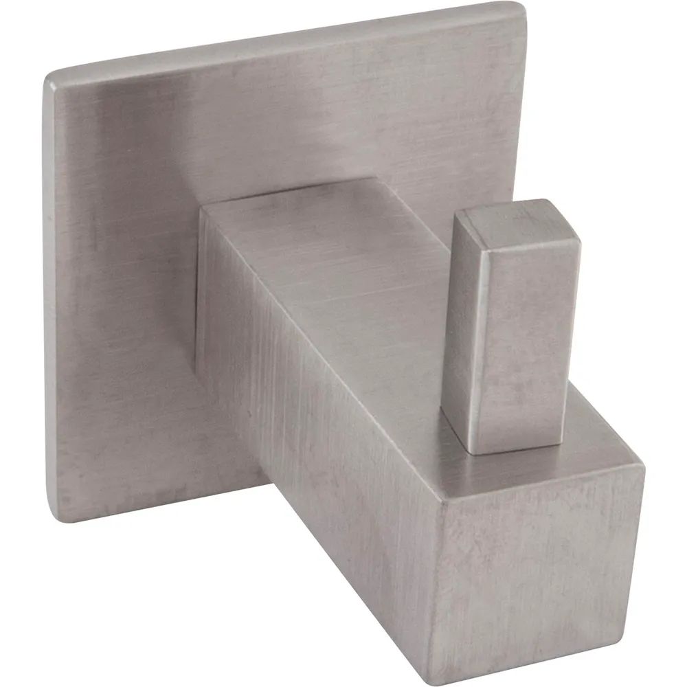 Technik Team Mantelhaken Tikal mit Platte 35 x 35 mm, T 41 mm, Edelstahl gebürstet