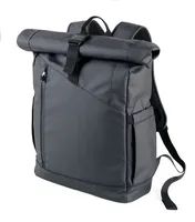 Troika Roll Top Rucksack BLACK Roll Top