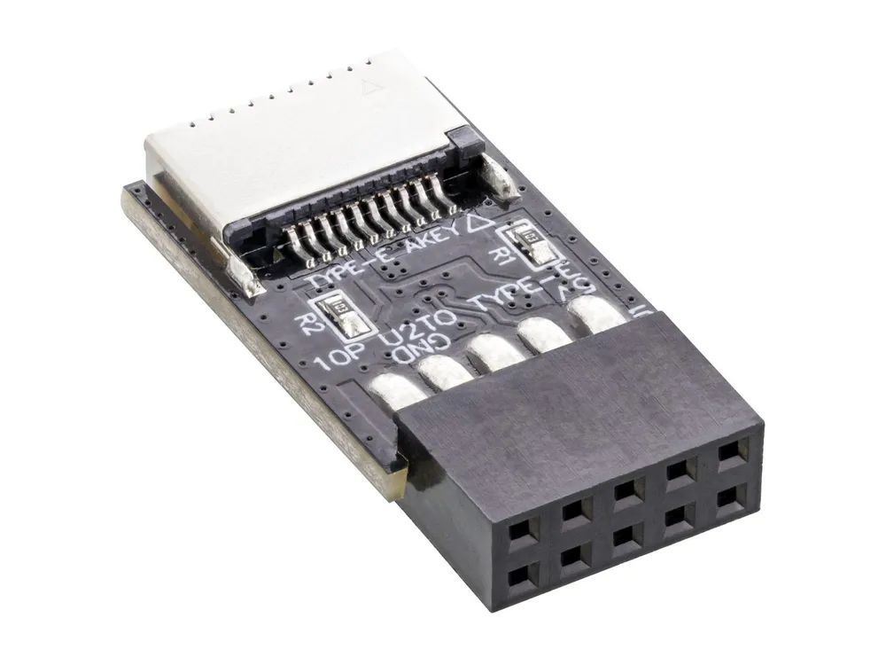 InLine USB 2.0 zu USB 3.2 Typ-E Key-A Adapter intern