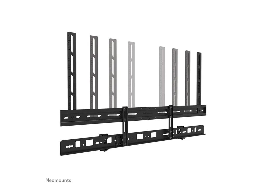 Neomounts AV30-500BL - Befestigungskit (Montageklammer) - für Video-Leiste - Universal - Schwarz - Bildschirmgröße: 109.2-279.4 cm (43"-110")