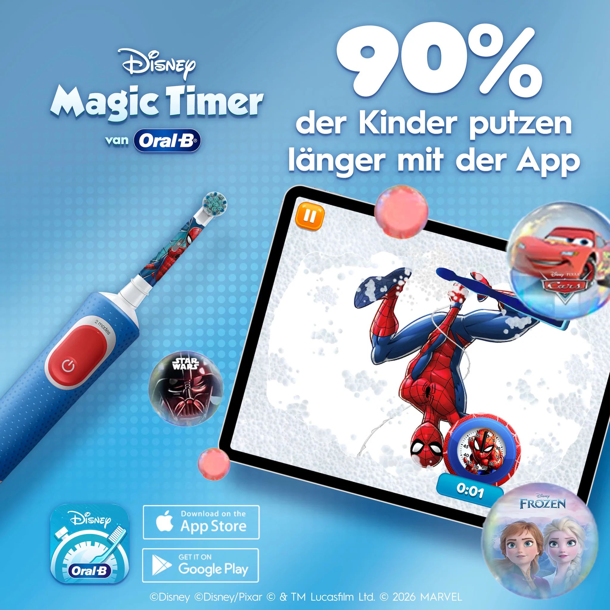 Oral-B Vitality Pro 103 Kids Mix Frozen/Spiderman