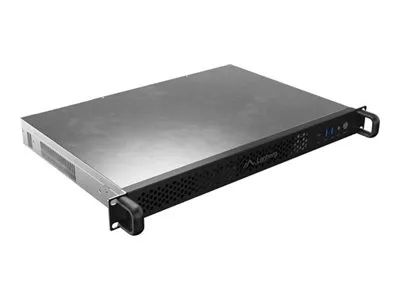 Lanberg SC01-3001-10B - Rack-Montage 1U - Mini-ITX - keine Spannungsversorgung (FLEX)