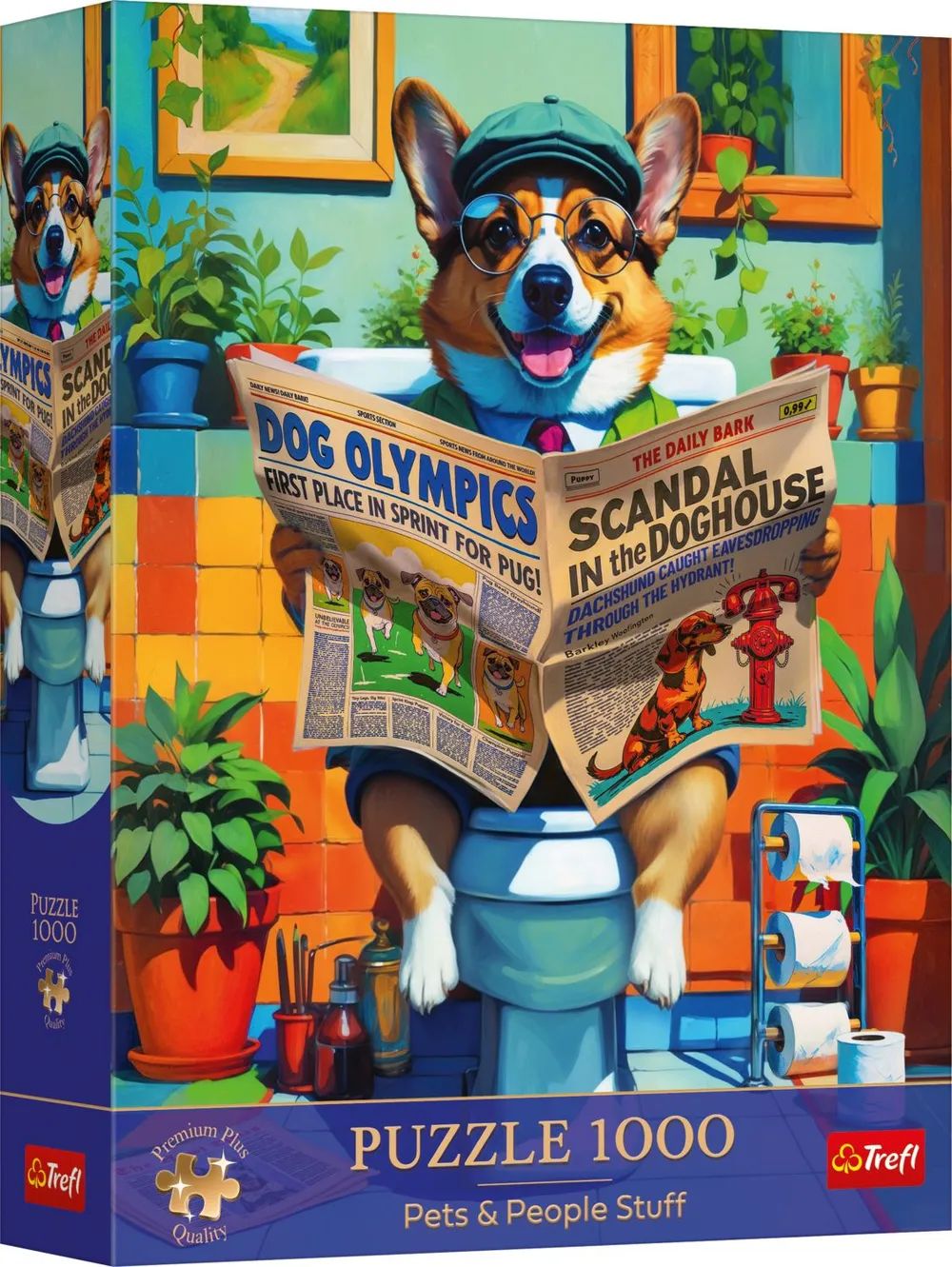 Trefl S.A. Pz. Corgi in der Toilette 1000T