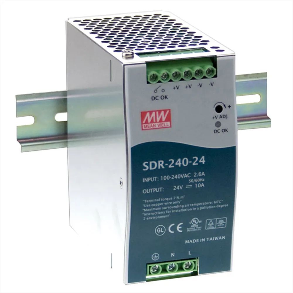 Meanwell Mean Well SDR-240 series SDR-240-24 - Netzteil (DIN-Schienenmontage möglich)
