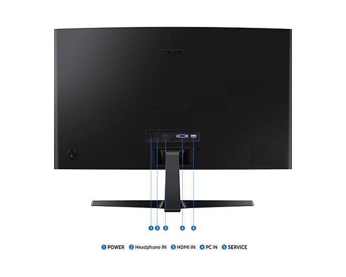 Samsung S27D366GAU - S36GD Series - LED-Monitor - gebogen - 68.6 cm (27")