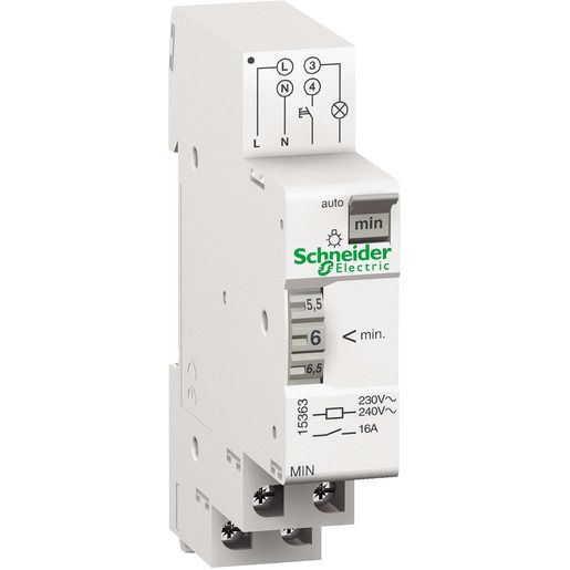 Schneider Electric TREPPENLICHTAUTOMAT MIN 16A 1W / SCHN.E MIN 16A 1W 1-7MIN 15363