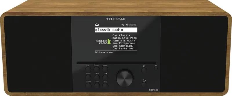 Telestar TOP 300 Holz Multifunktionsradios Stationär - CD-Player