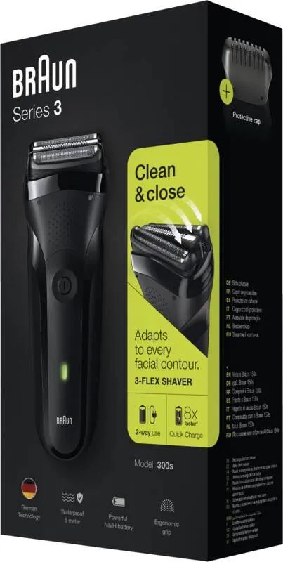 Braun Series 3 - 300s, Schwarz